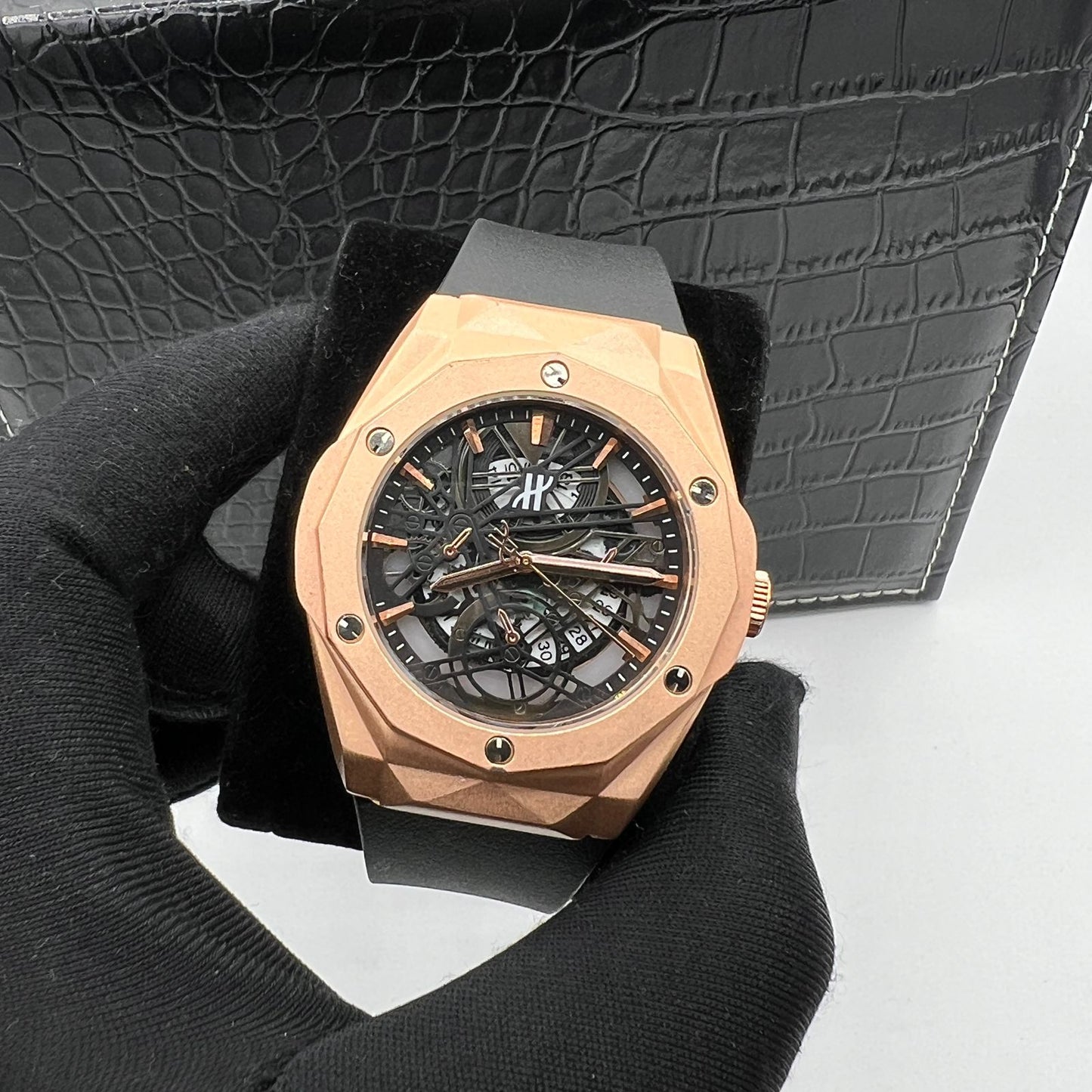 Hublot Diamond Cut Watch
