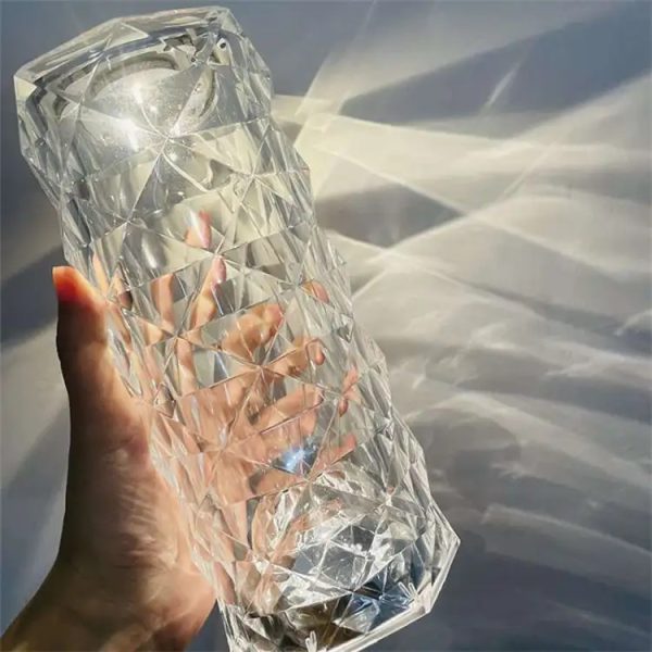 Diamond Rose Crystal Lamp (16 RGB Colors)